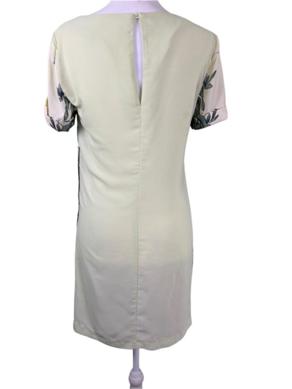 H&M Conscious Tropical Toucan Bird Print Shift Dress US 4 - Picture 6 of 11